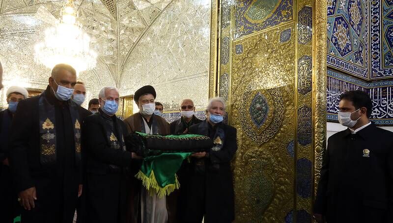 آیین سنتی «إذن عزا» در حرم رضوی