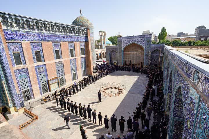 برگزاری آیین طشت‌گذاری در مجموعه جهانی شیخ صفی‌الدین اردبیلی