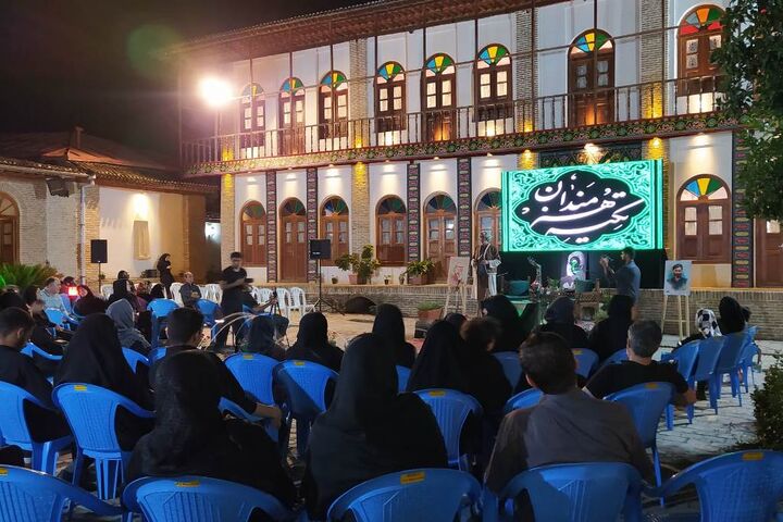 برپایی تکیه هنرمندان در بافت قدیم گرگان