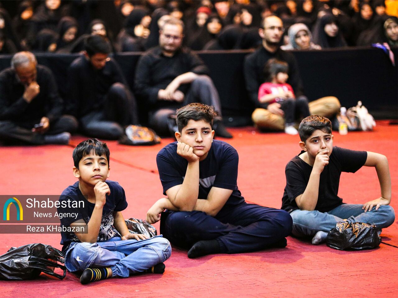 مراسم شب اول محرم در هیات یافاطمه‌الزهرا بجنورد