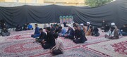 برپایی خیمه عزای حسینی در کانون فرهنگی ۱۴ خورشید