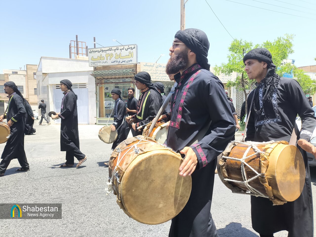 شبستان - حرکت کاروان نمادین نینوا در بیرجند