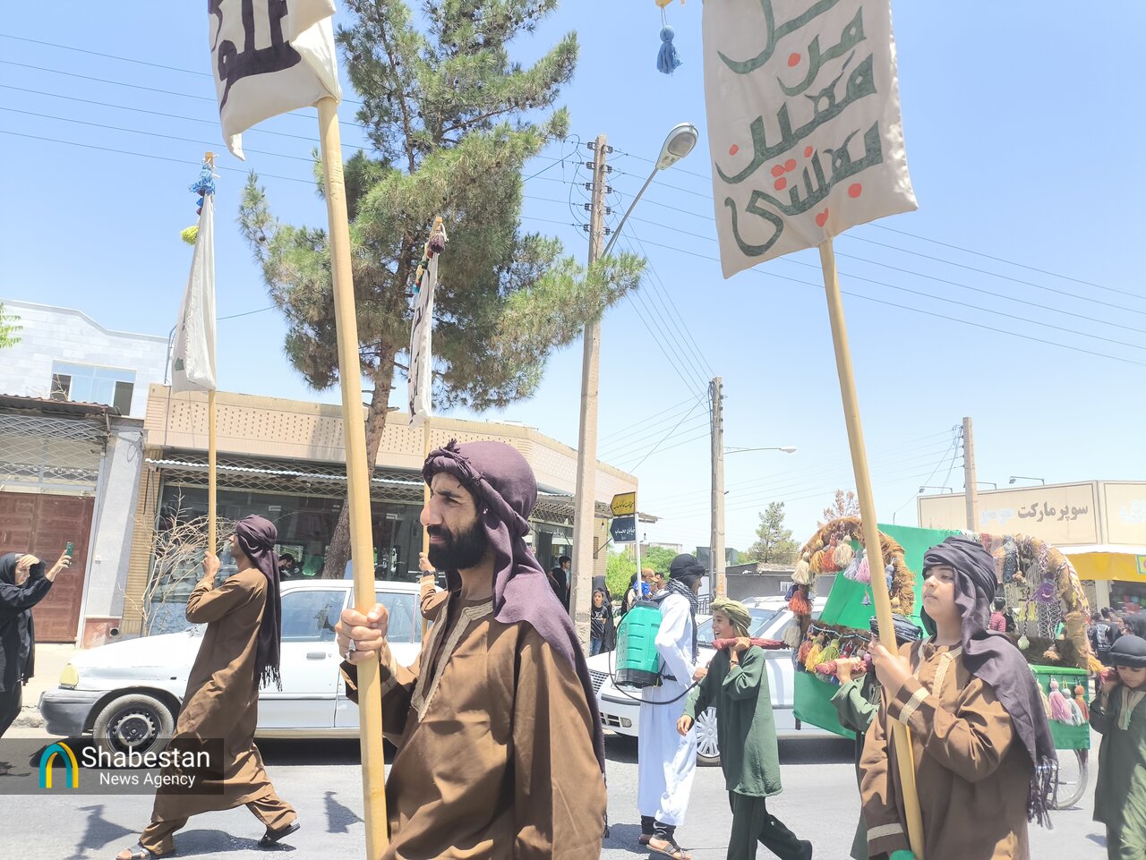 شبستان - حرکت کاروان نمادین نینوا در بیرجند
