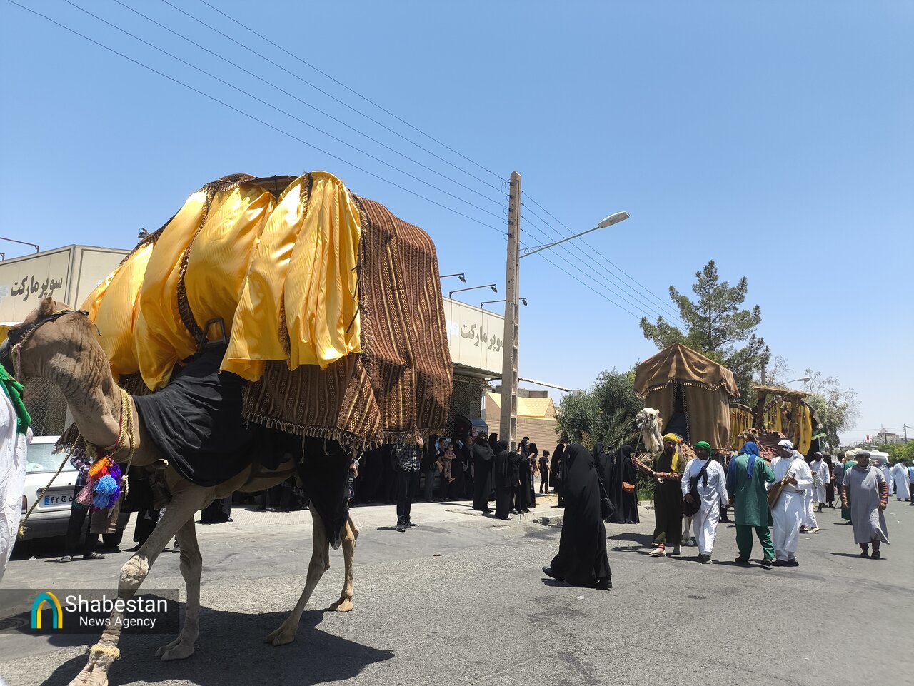 شبستان - حرکت کاروان نمادین نینوا در بیرجند