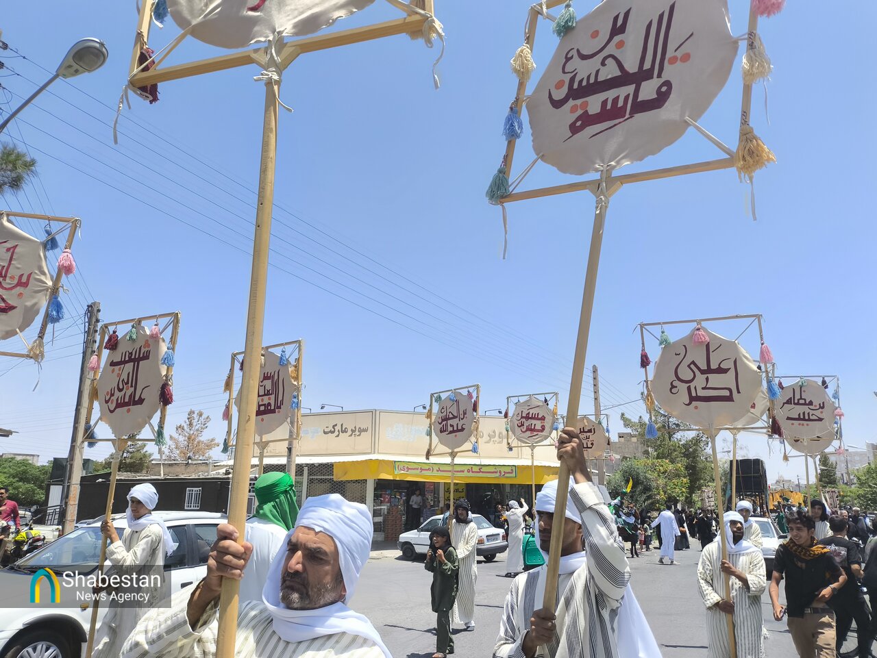 شبستان - حرکت کاروان نمادین نینوا در بیرجند