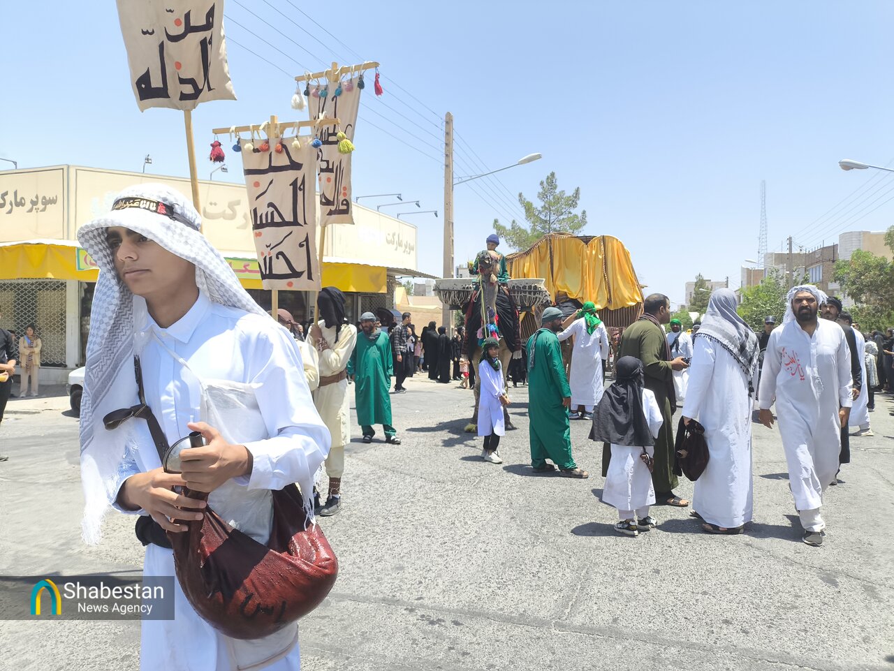 شبستان - حرکت کاروان نمادین نینوا در بیرجند