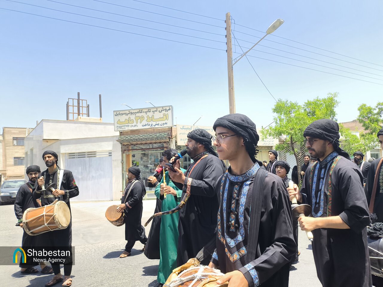 شبستان - حرکت کاروان نمادین نینوا در بیرجند