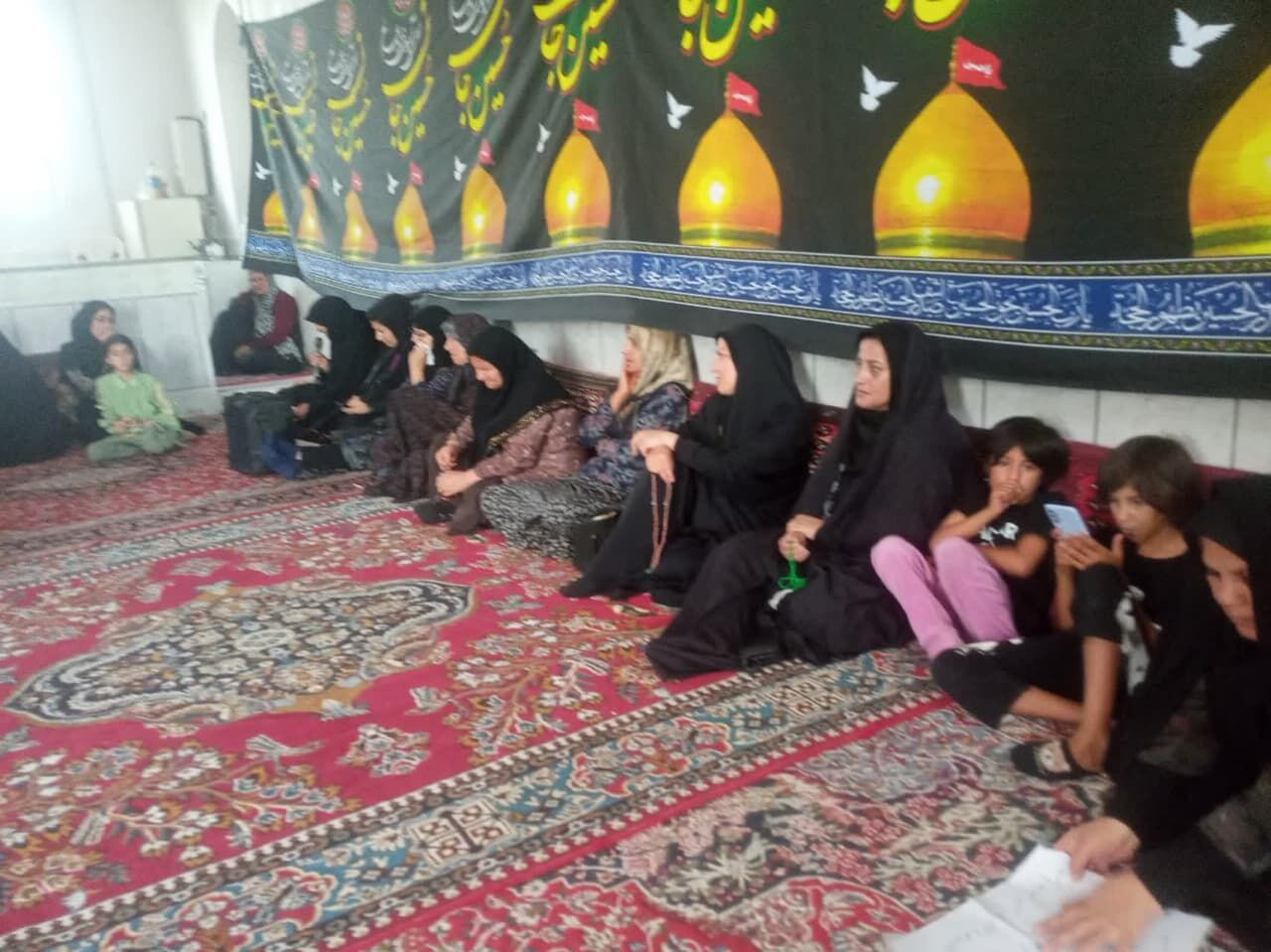 برگزاری مراسم عزاداری ویژه بانوان مسجدی در کرمانشاه