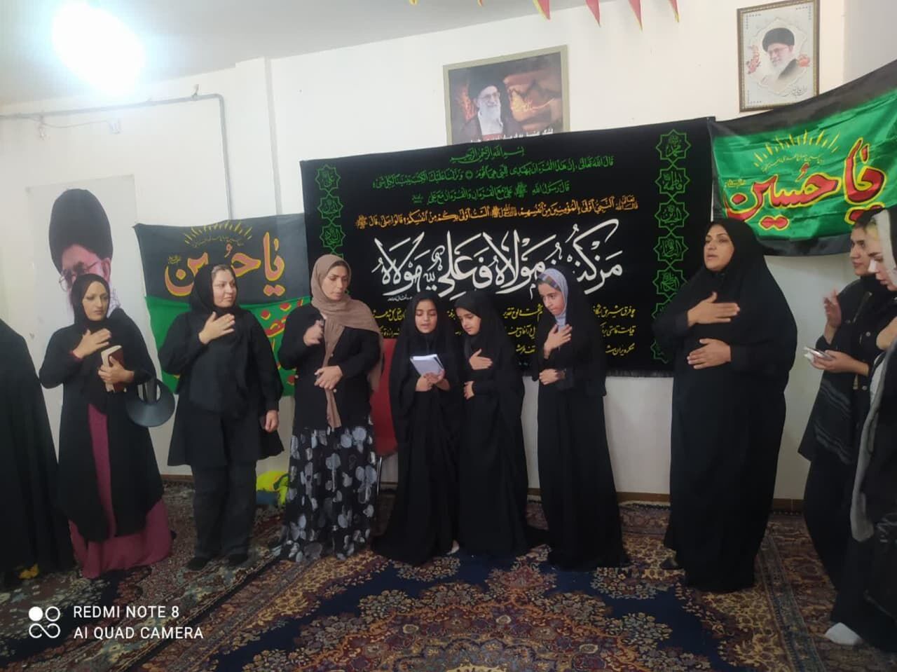 برگزاری مراسم عزاداری ویژه بانوان مسجدی در کرمانشاه