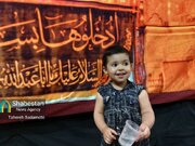 حضور کودکان کرمانی در مراسم عزاداری محرم