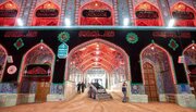 خاکریزی ورودی های حرم امام حسین(ع) برای تسهیل ورود عزاداران حسینی