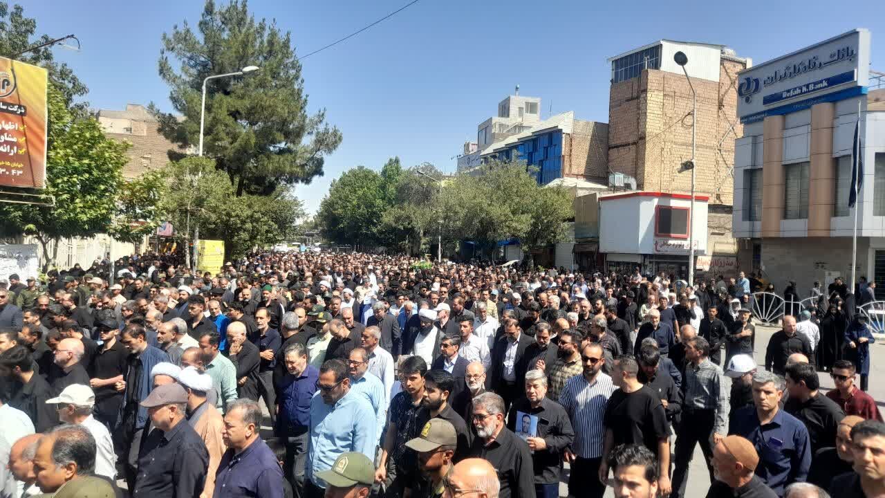 وداع باشکوه نیشابوریها با شهید امنیت