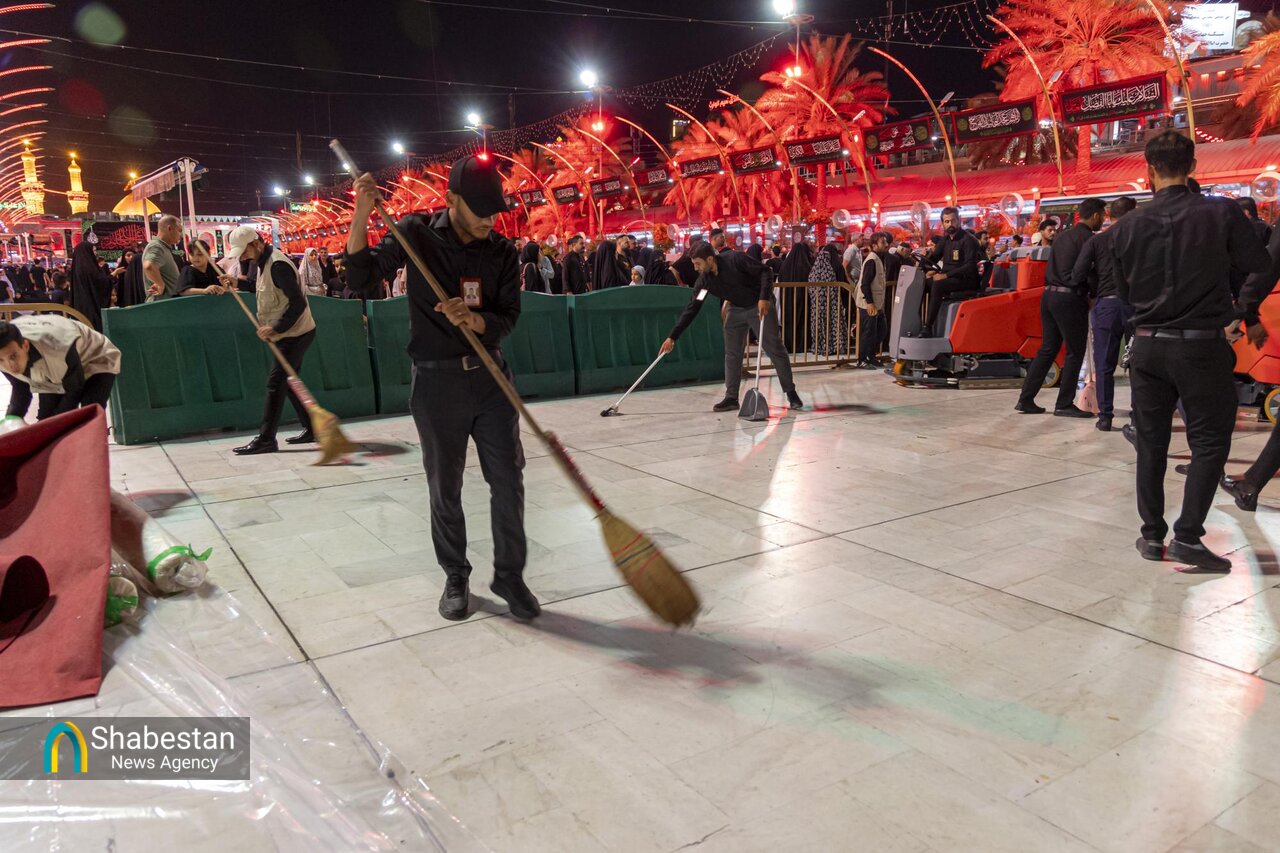 مفروش شدن بین الحرمین با ۱۰ هزار مترمربع فرش برای مراسم ویژه «هروله کنان»+ عکس