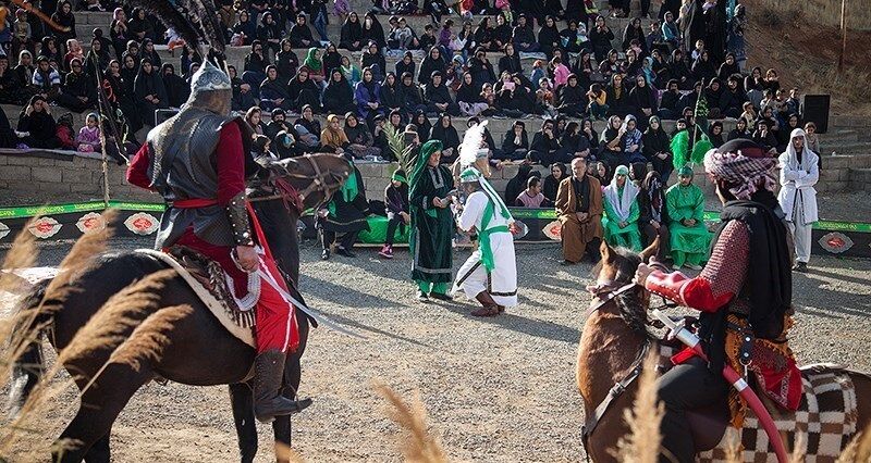 اجرای مراسم تعزیه خوانی با قدمت بیش از ۲۰۰ سال در روستای کندوله