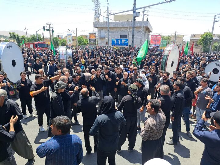 تجلی شور و شعور حسینی در جای جای کردستان