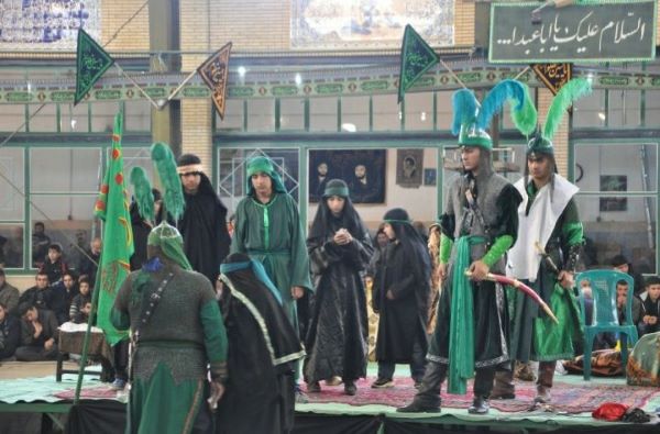 تعزیهخوانی بچههای مسجد در روستای روته