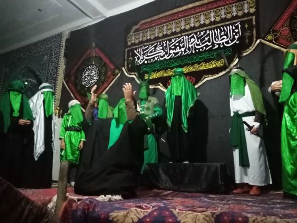 تعزیهخوانی بچههای مسجد در روستای روته