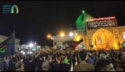 اجتماع عزاداران سوم امام حسین(ع) در حرم سید جلال‌الدین اشرف