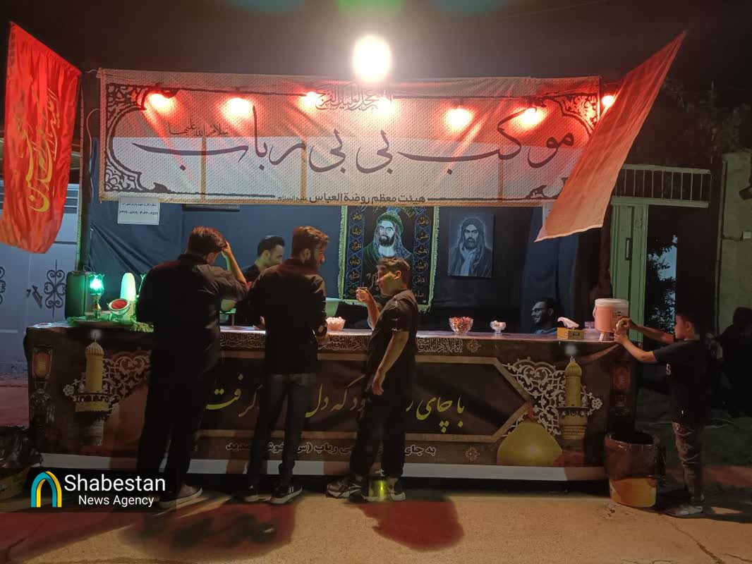 تبلور شور حسینی در موکبهای نوجوانان