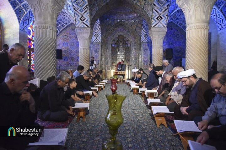 طنین خوش تلاوت قرآن در مسجد زیبای نصیرالملک شیراز