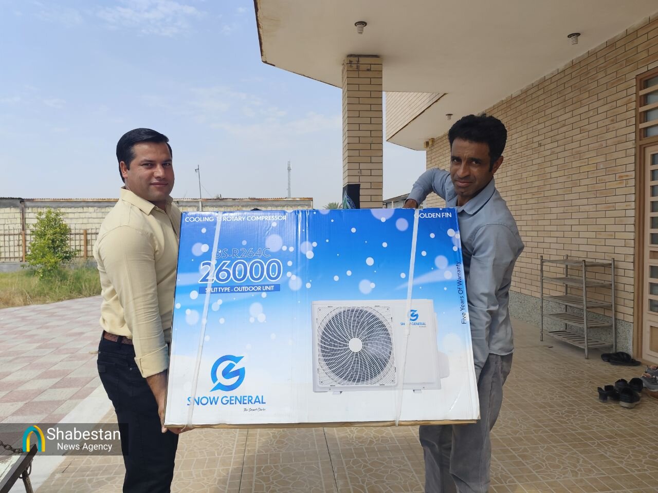 اهدای وسایل سرمایشی به مساجد برقرار شهرستان جیرفت