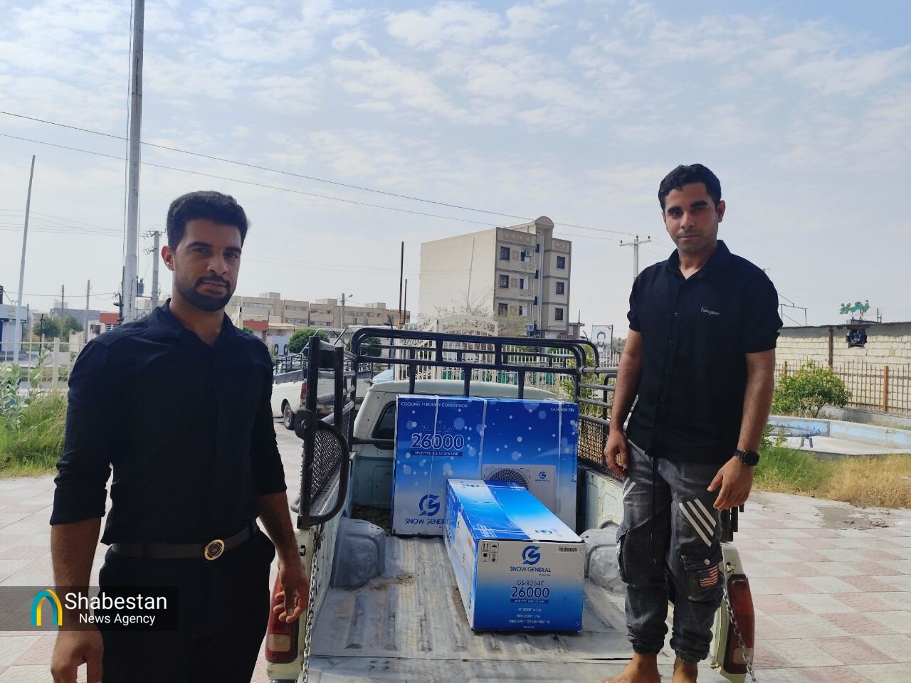 اهدای وسایل سرمایشی به مساجد برقرار شهرستان جیرفت