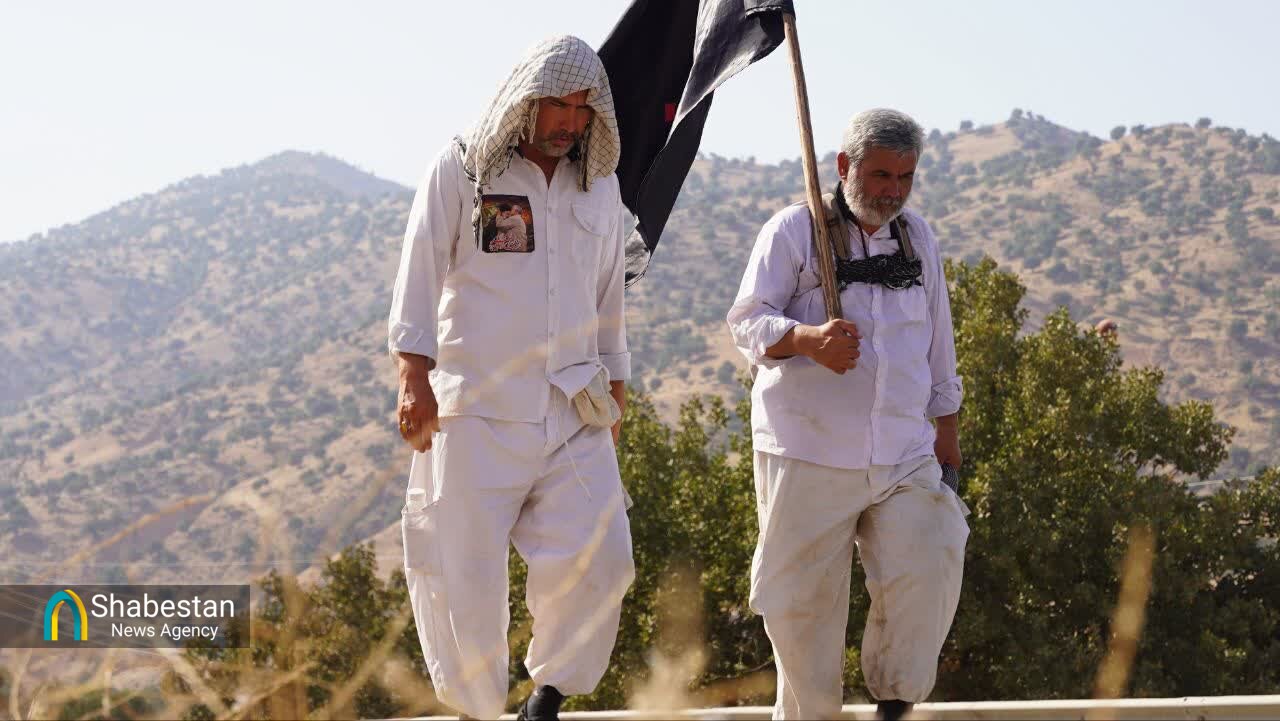 ۲۶۰۰ کیلومتر پیاده روی به عشق حسین(ع) / کاروان پیادهی حرم تا حرم بعد از ۴۰ روز وارد خاک خوزستان شد