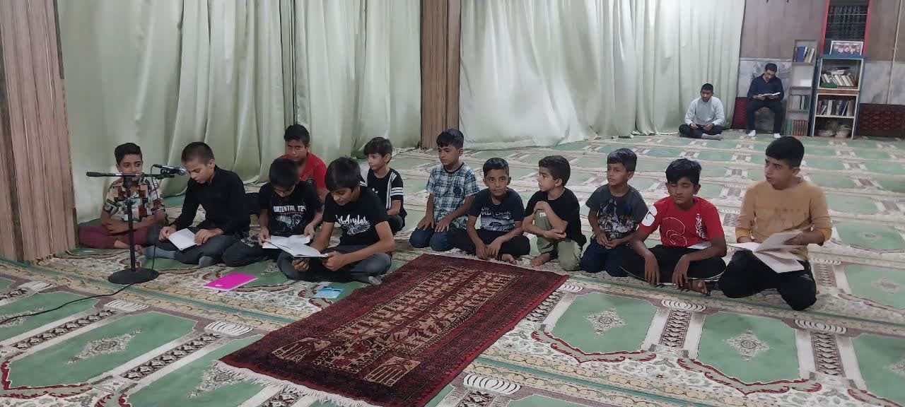 مداحان کوچک روستای عباس آباد