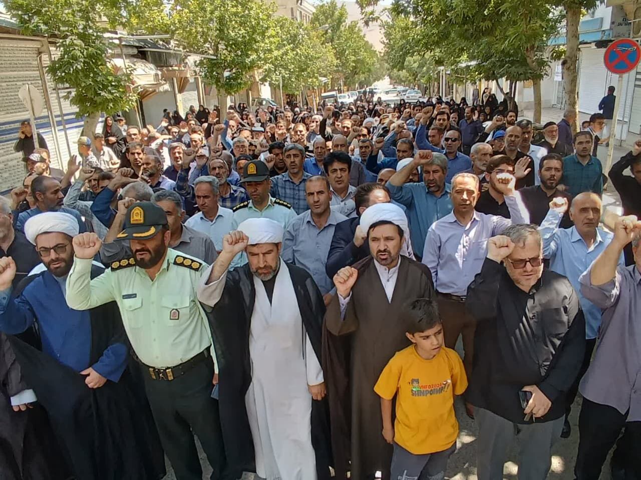 برگزاری راهپیمایی جمعه خشم در کرمانشاه