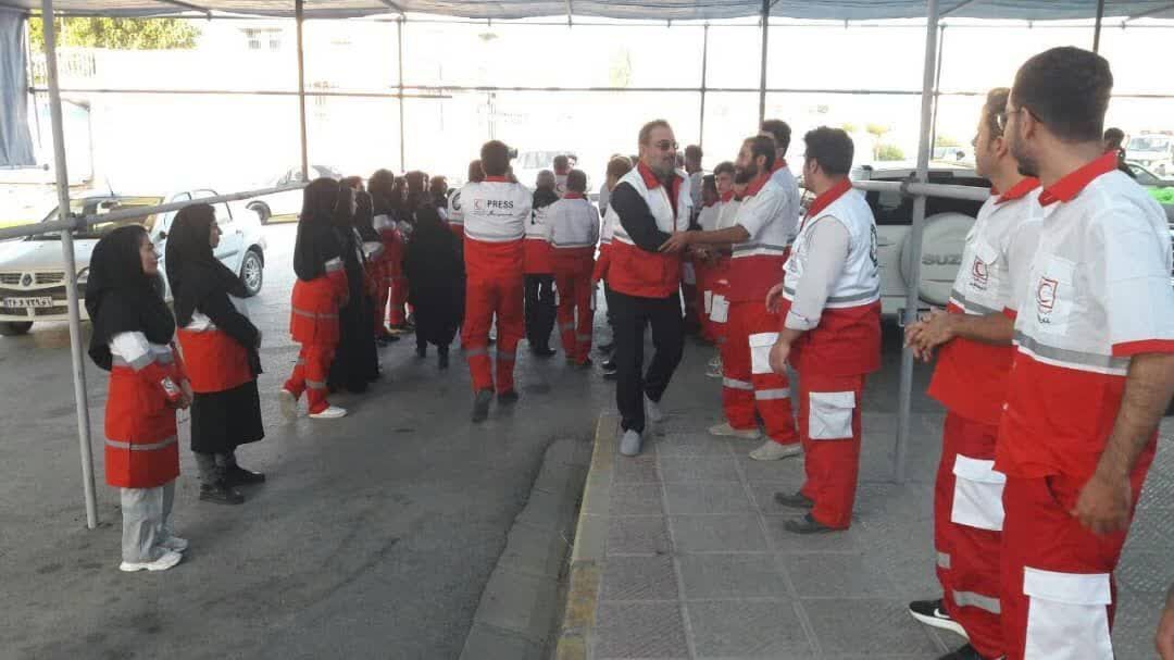 هلال احمر مهیای برپایی پایگاههای امداد و نجات در مرز باشماق برای خدمت به زائران اربعین است