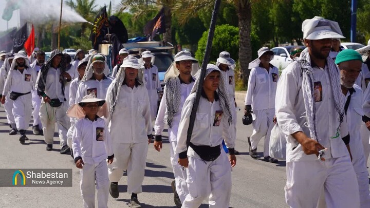 استقبال از کاروان پیاده مشهد به کربلا