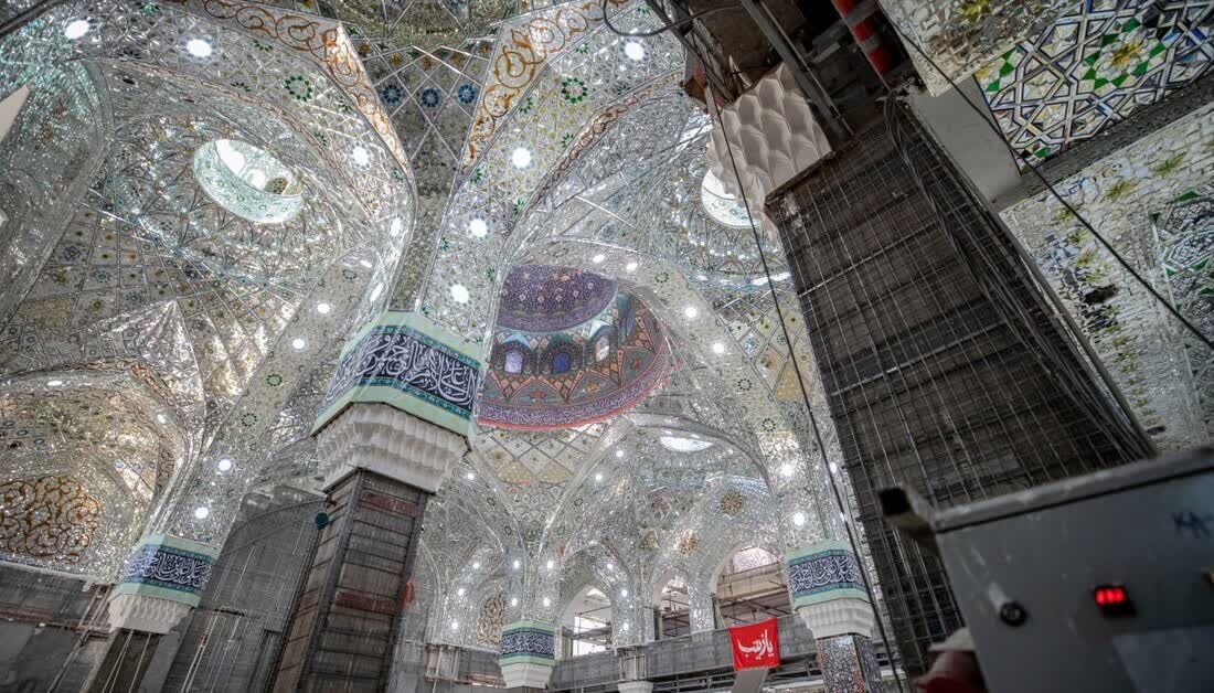 آمادهسازی سازه جدید تل زینبیه برای میزبانی از زائران اربعین+ تصاویر