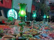 پایان روضه خانه حاج ماشاءالله با سفره نذری حضرت رقیه سلام الله علیها