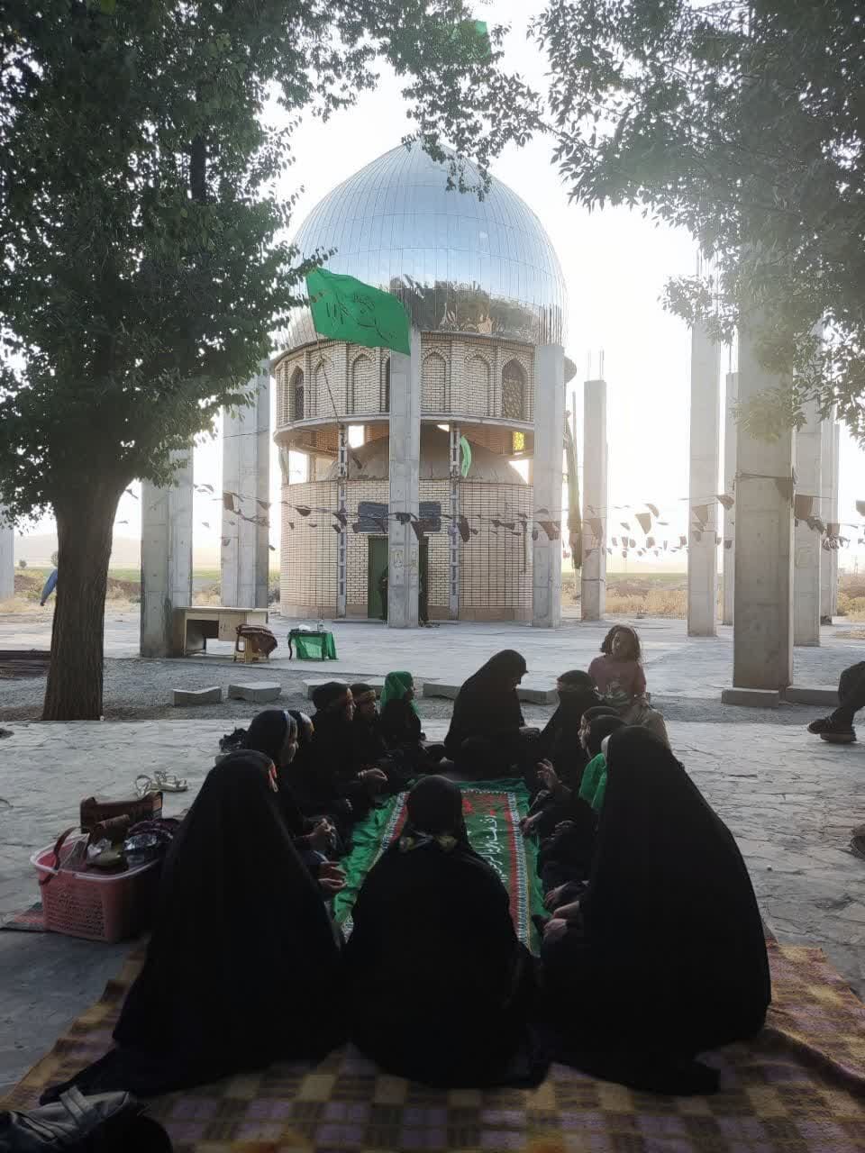 اردوی زیارتی مسجدیهای دهستان چم جنگ برگزار شد