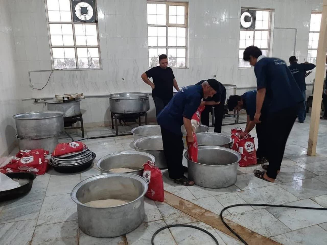 استقرار ضیافتخانه محمدهلال(ع) در مرز مهران