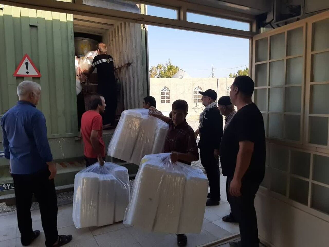 استقرار ضیافتخانه محمدهلال(ع) در مرز مهران