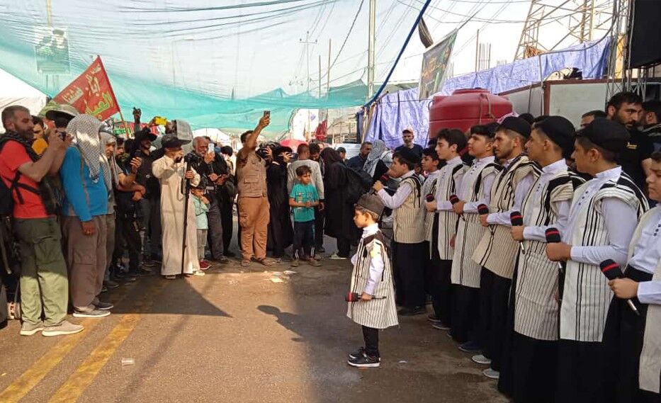 بچه مسجدهای نسیم صبا لردگان حسین (ع) را میخوانند