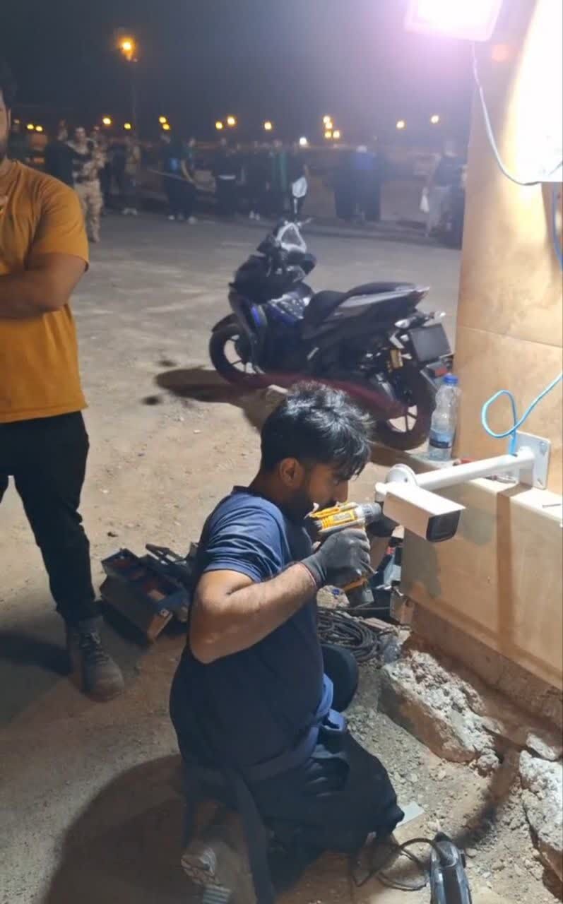 برقراری امنیت پارکینگها و مواکب پایانههای مرزی خوزستان با نصب ۱۵۰ دوربین مدار بسته