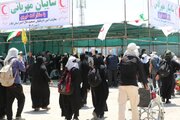نصب ۴ هزار متر سایه‌بان در مرز مهران در قالب طرح سایه مهربانی