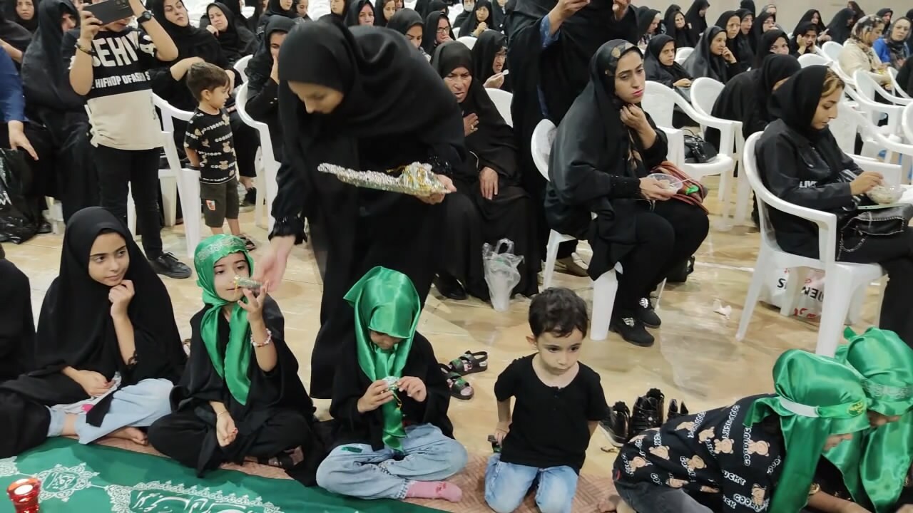 مزه یک آش دوغ بویراحمدی در موکب حضرت رقیه(س) یاسوج