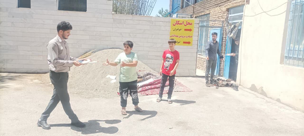 خدمترسانی به زائران حسینی در شهرستان دورود