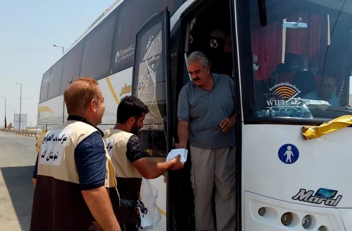 خدمت در موکب باب الحوائج سن و سال نمیشناسد