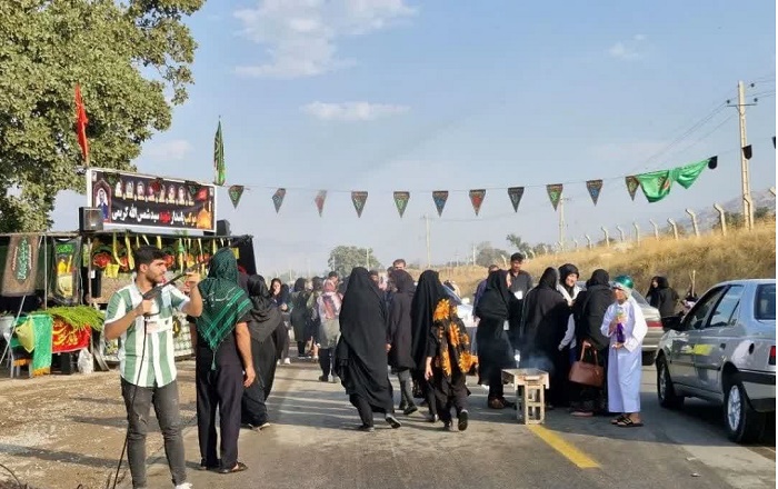 جاماندگان اربعین در کهگیلویه و بویراحمد راهپیمایی کردند