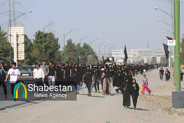 امامزاده شاهکرم اصفهان میزبان پیاده‌روی جاماندگان اربعین است