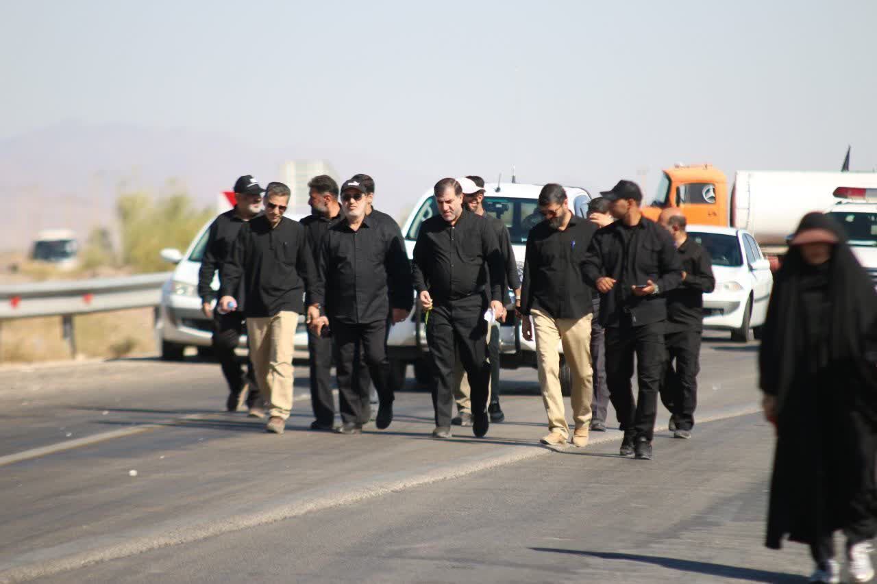 پیادهروی جاماندگان اربعین در کرمان برگزار شد