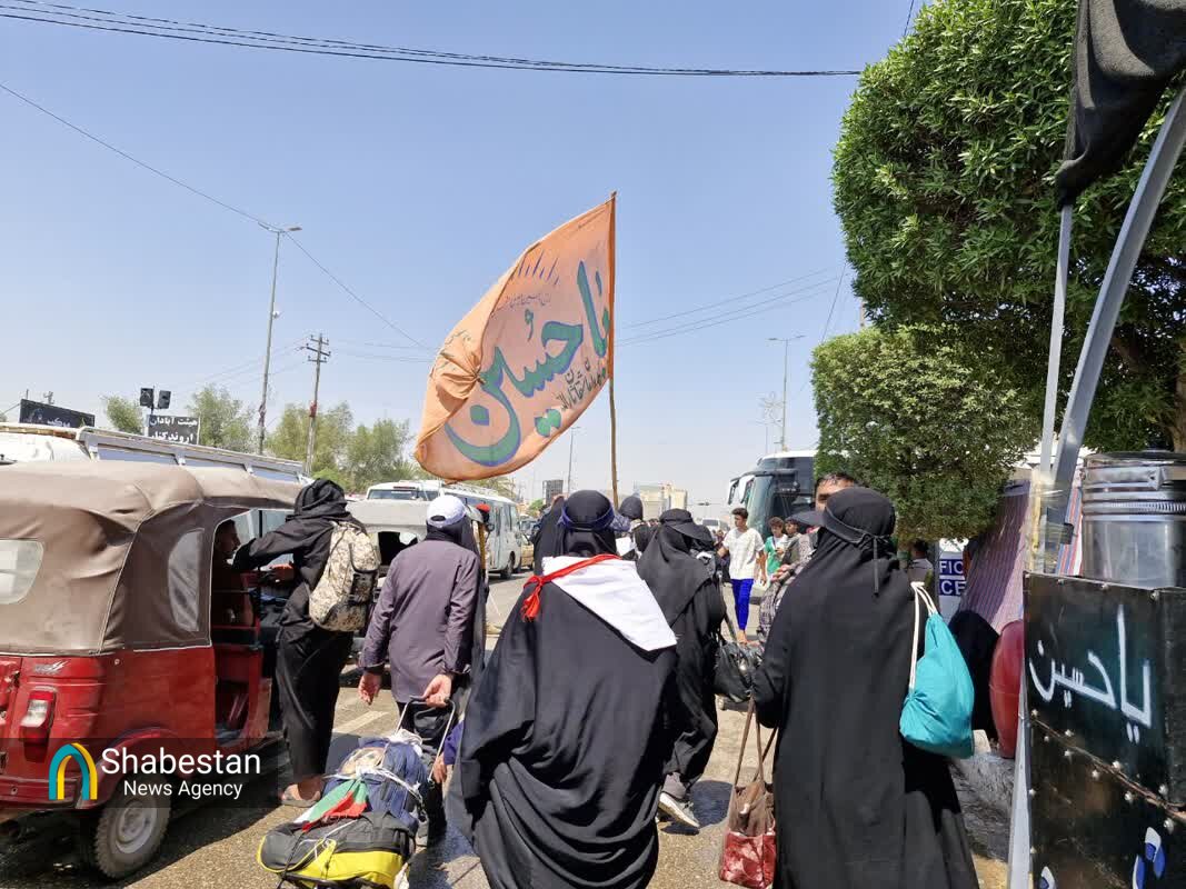 علم اربعین در دست مساجد ایلام