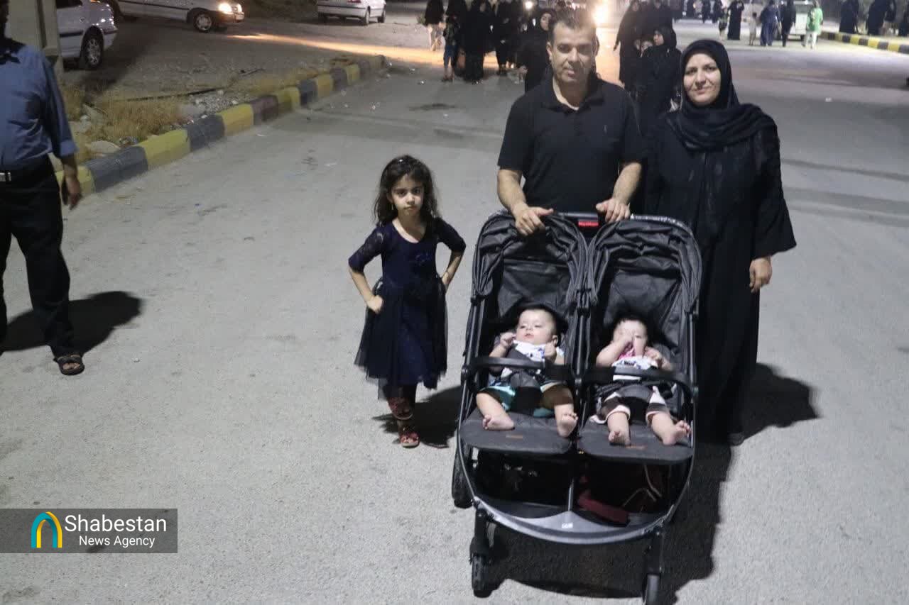 عاشقان جامانده دلهای خود را راهی کربلا کردند