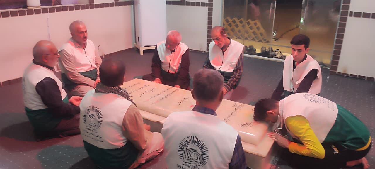 ادای احترام خادمیاران مازندران به مقام شهدای ارتفاعات قلاویزان