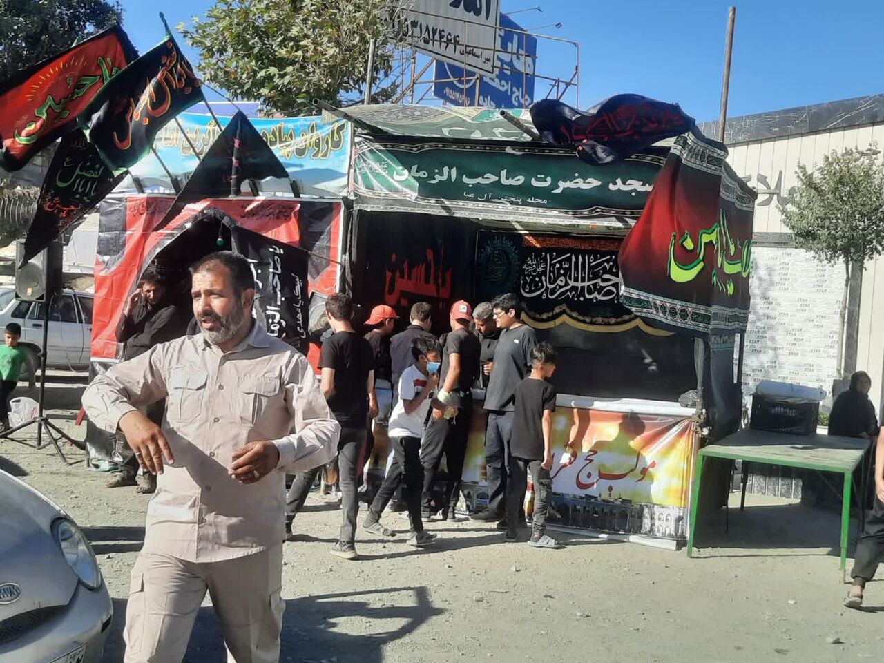 کانونهای مسجدی، پای کار خدمت به زائرین پیاده رضوی