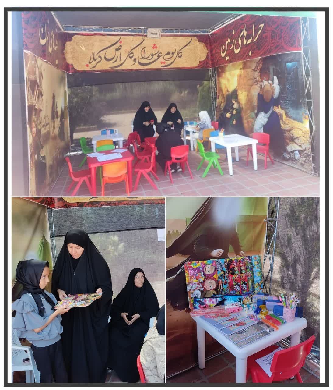 خدمتگزاری بانوان امام رضایی به زائرین پیاده